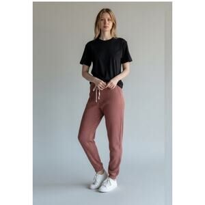 Blu Pepper Large Cozy Life Mauve Lounge Pants New